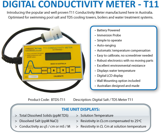 Digital Conductivity Meter T11